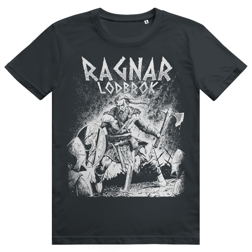 Ragnar Lodbrok im Kampf - Unisex Premium T-Shirt