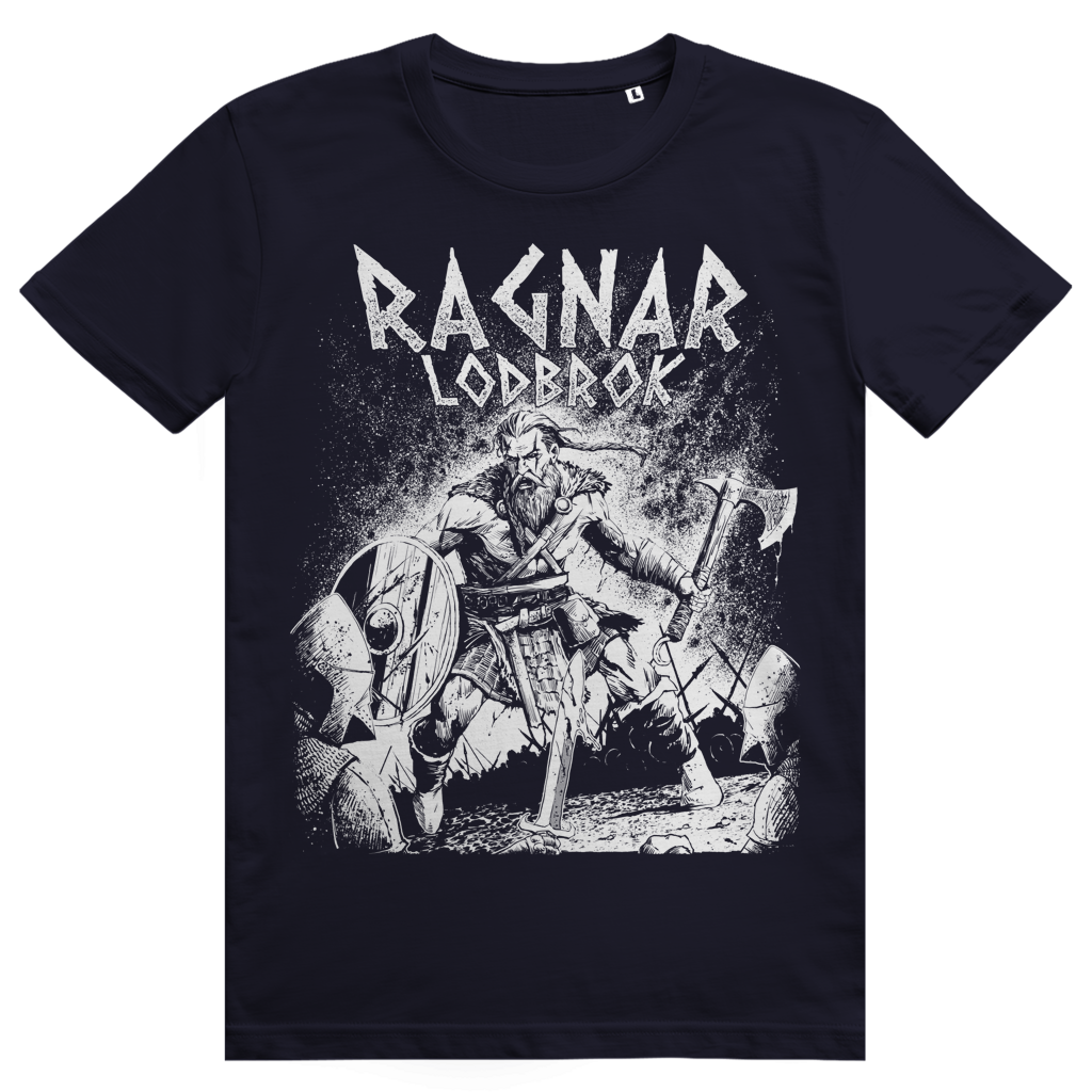 Ragnar Lodbrok im Kampf - Unisex Premium T-Shirt