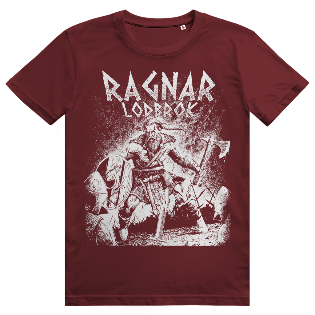 Ragnar Lodbrok im Kampf - Unisex Premium T-Shirt