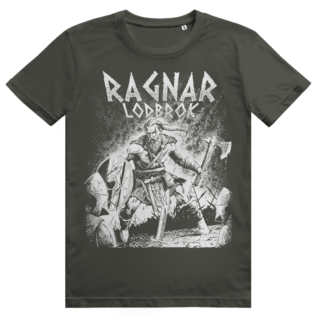 Ragnar Lodbrok im Kampf - Unisex Premium T-Shirt