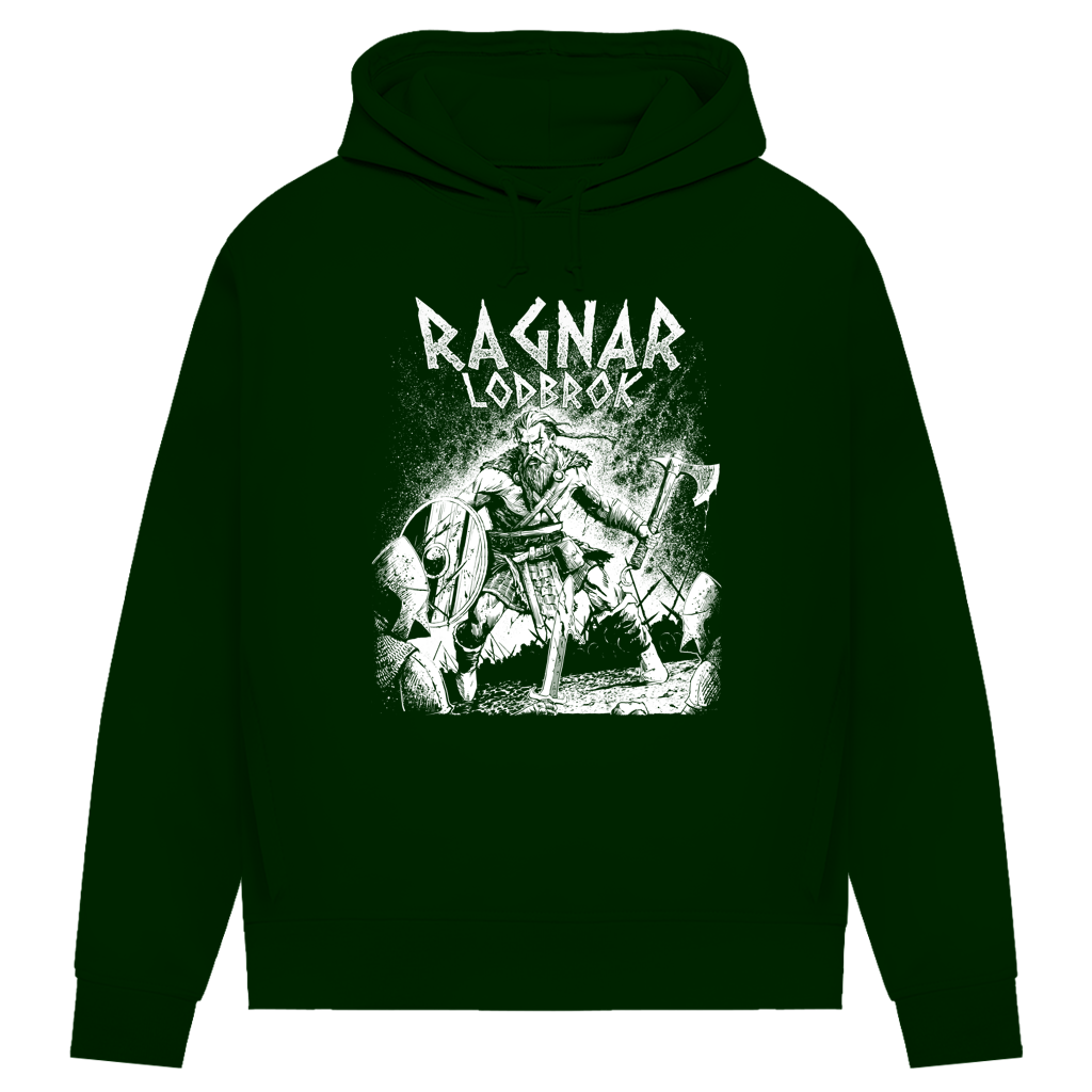 Ragnar Lodbrok im Kampf - Damen Premium Hoodie