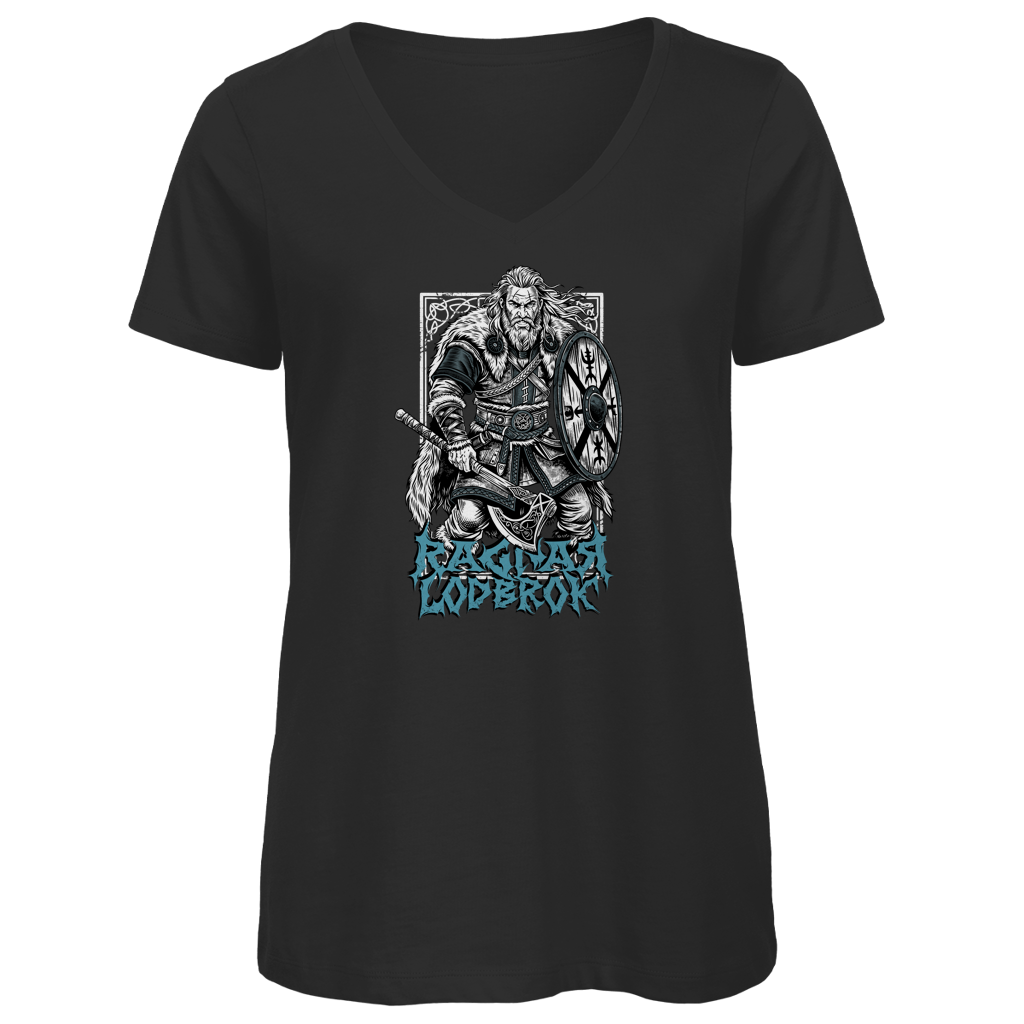 Ragnar Lodbrok - Damen Premium V-Neck T-Shirt