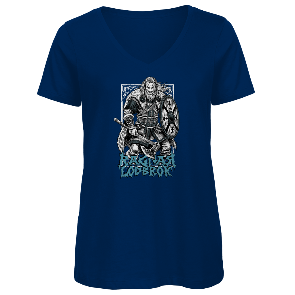Ragnar Lodbrok - Damen Premium V-Neck T-Shirt