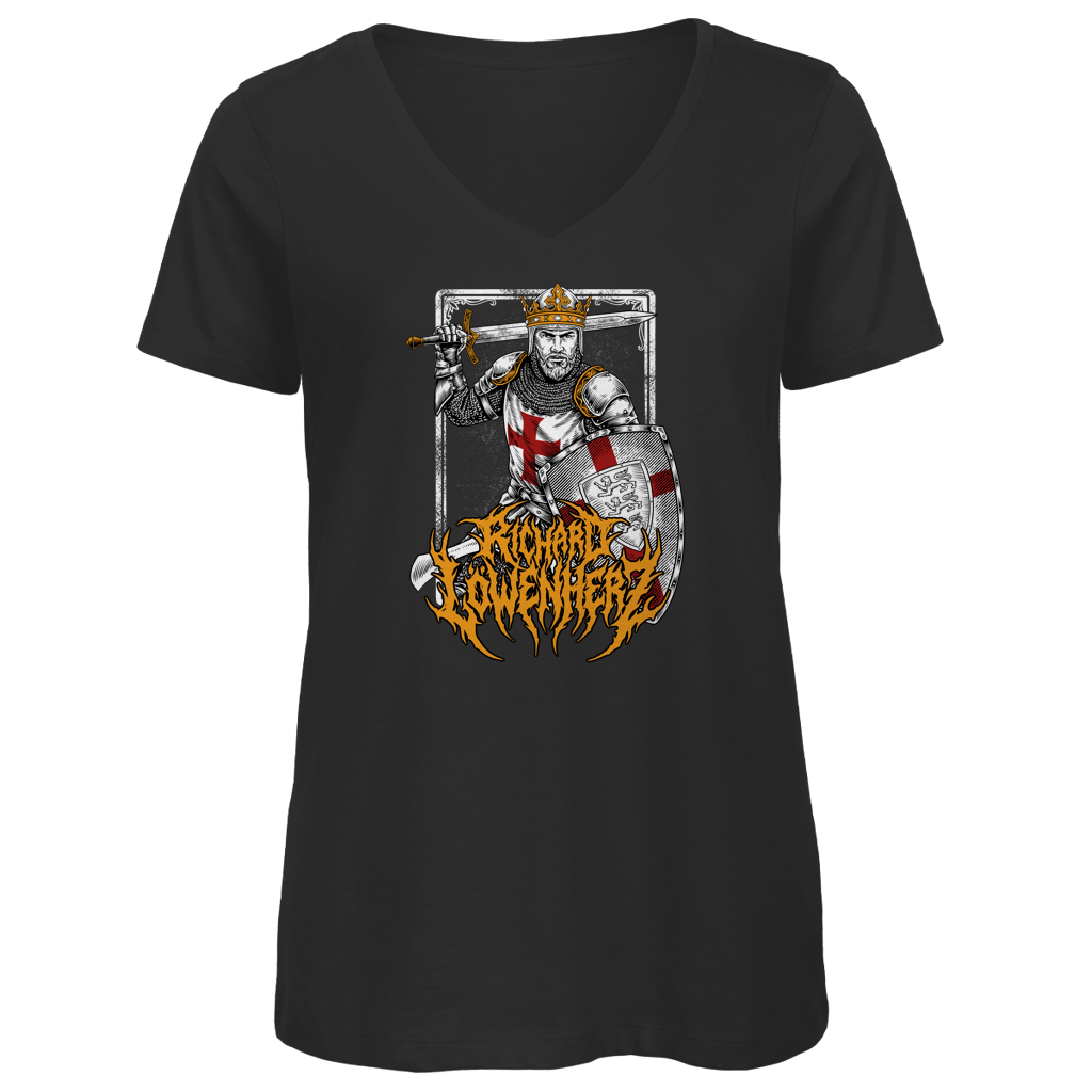 Richard Löwenherz - Damen Premium V-Neck T-Shirt