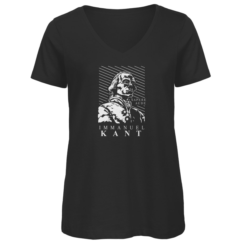 Sapere Aude - Kant - Damen Premium V-Neck T-Shirt