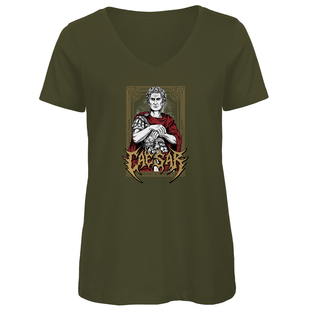 Gaius Iulius Caesar - Damen Premium V-Neck T-Shirt