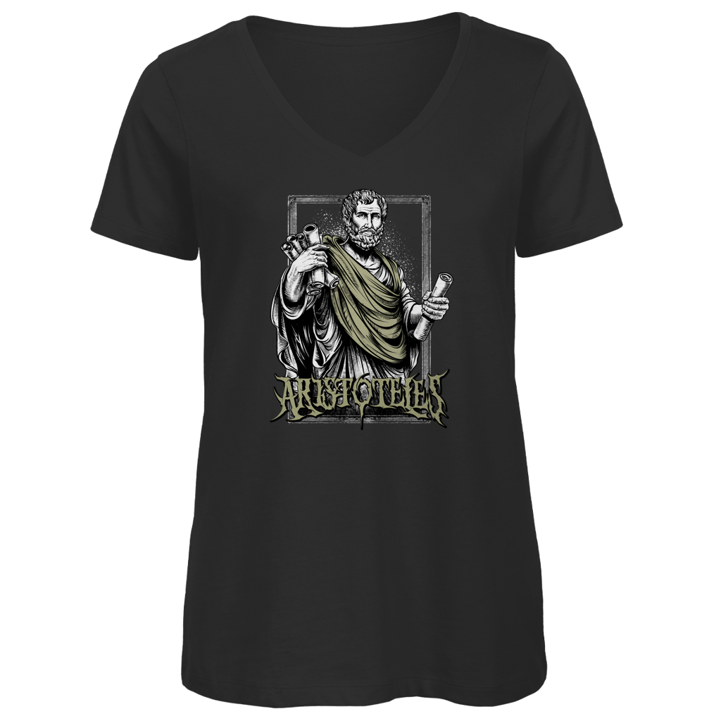Aristoteles - Damen Premium V-Neck T-Shirt