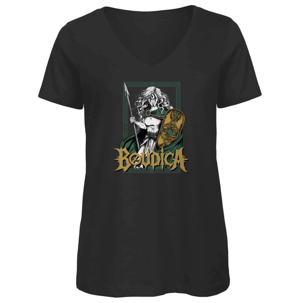Boudica - Damen Premium V-Neck T-Shirt
