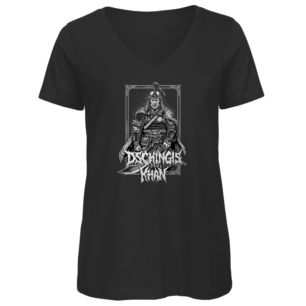 Dschingis Khan - Damen Premium V-Neck T-Shirt