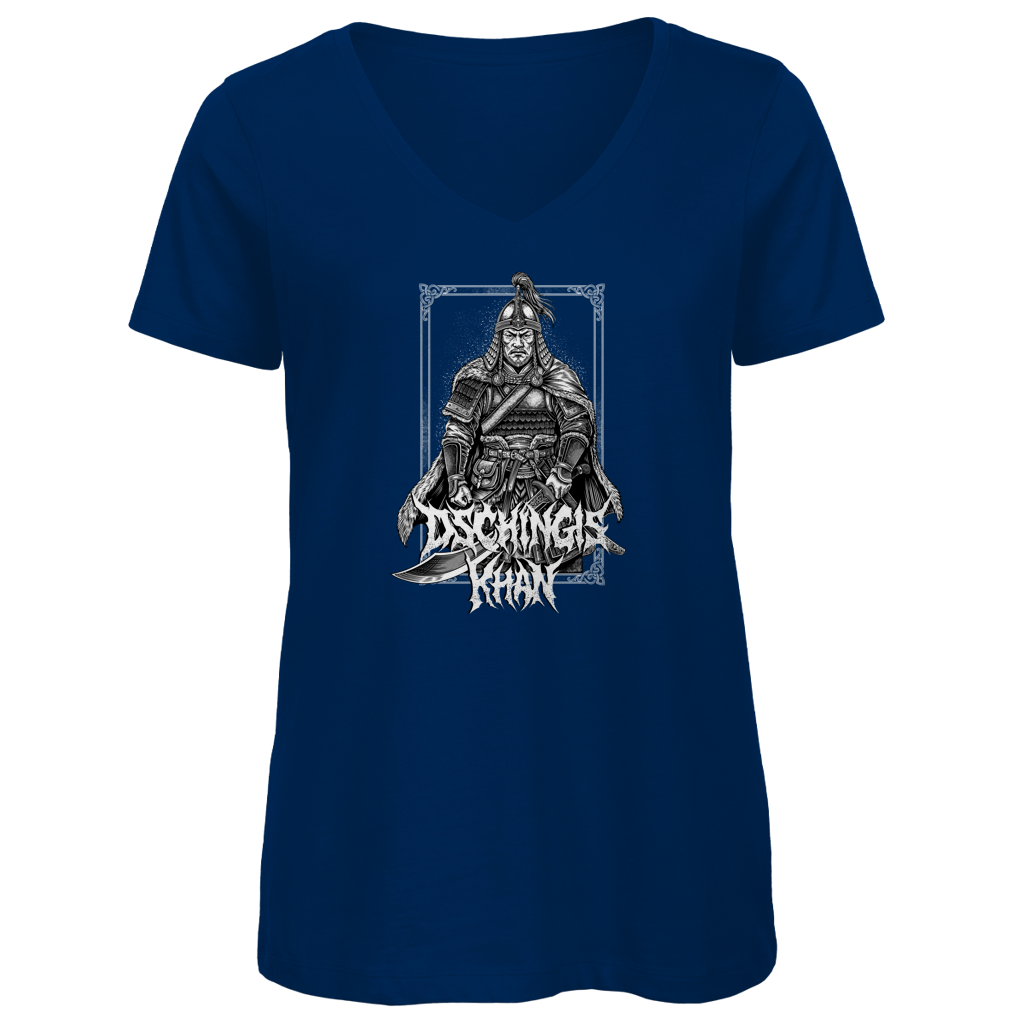 Dschingis Khan - Damen Premium V-Neck T-Shirt