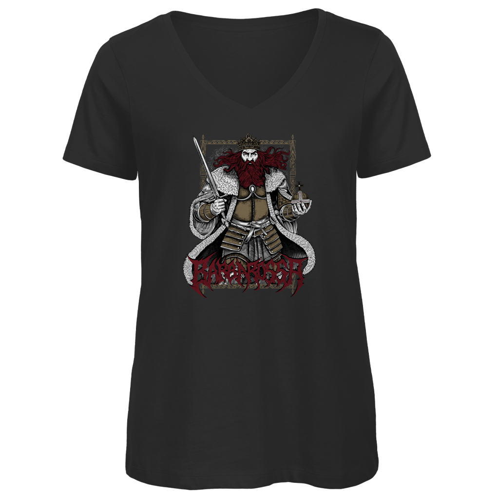 König Barbarossa - Damen Premium V-Neck T-Shirt