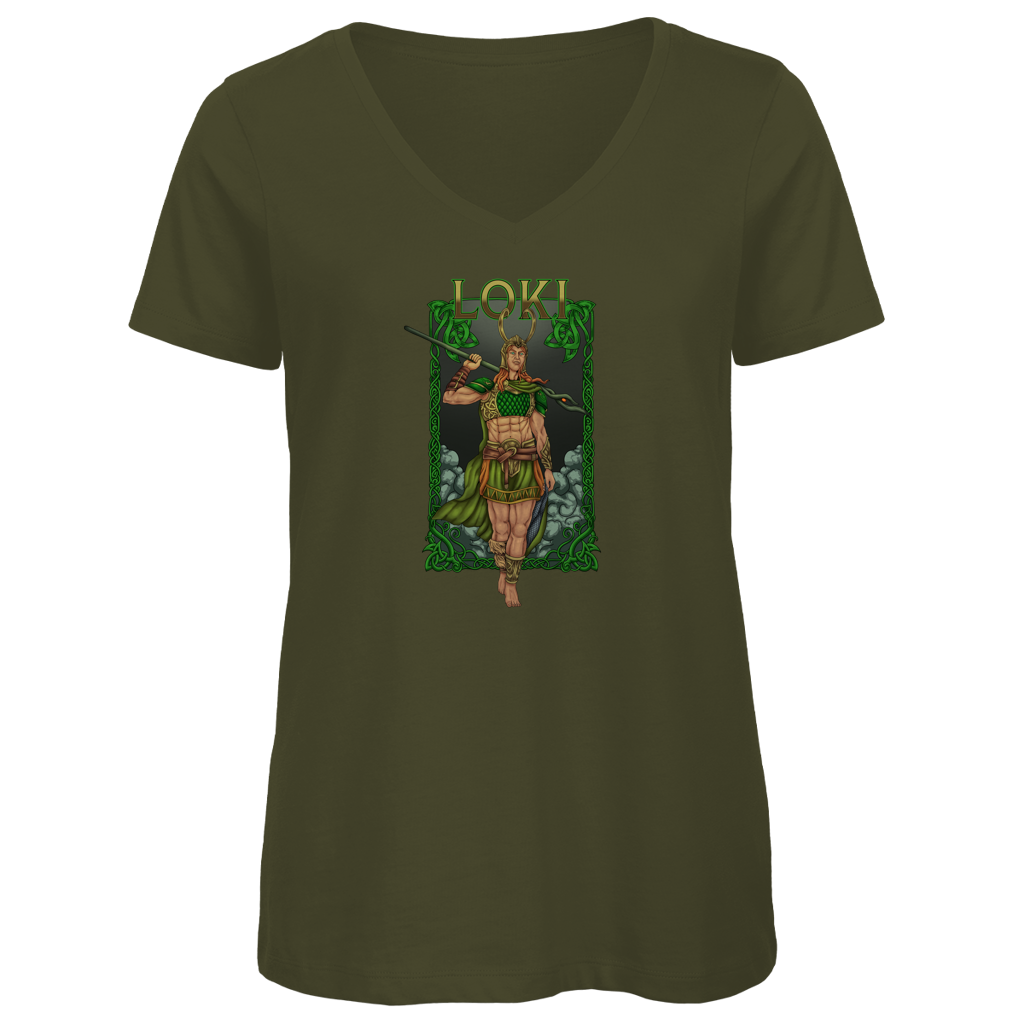 Loki - Damen Premium V-Neck T-Shirt
