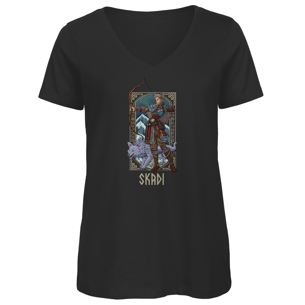 Skadi - Damen Premium V-Neck T-Shirt