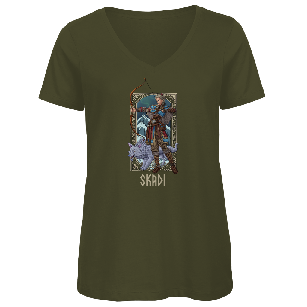 Skadi - Damen Premium V-Neck T-Shirt