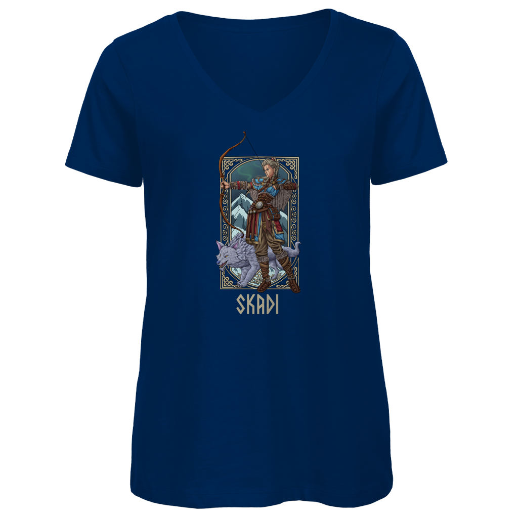 Skadi - Damen Premium V-Neck T-Shirt
