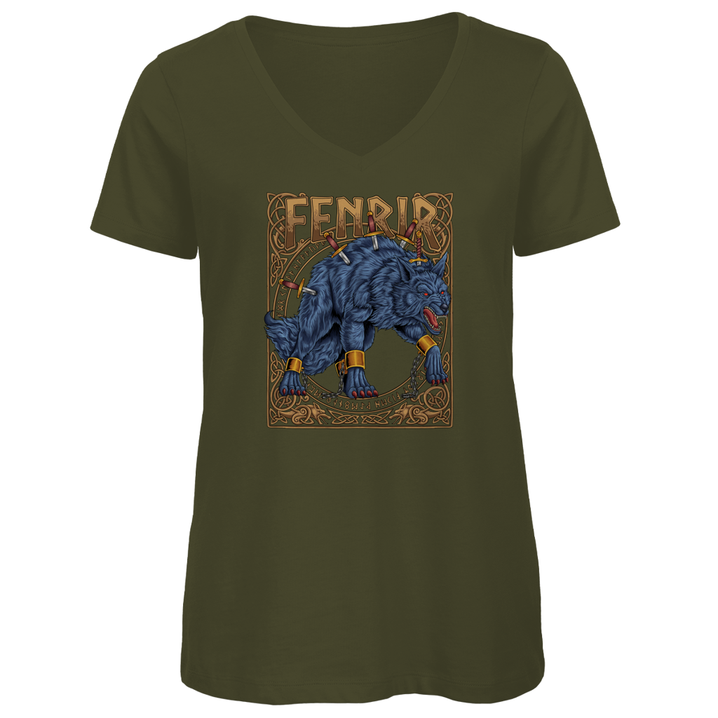 Fenrir - Damen Premium V-Neck T-Shirt