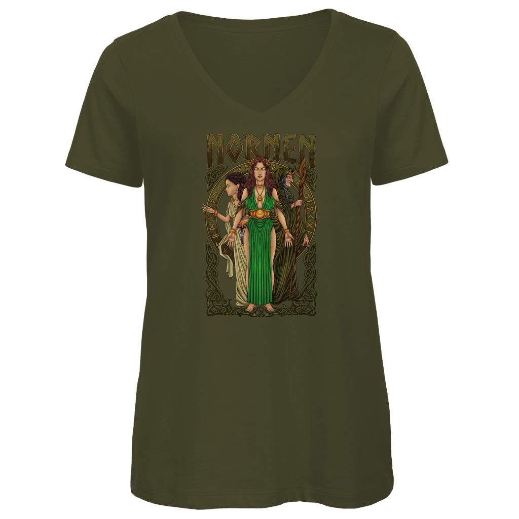 Die Nornen - Damen Premium V-Neck T-Shirt