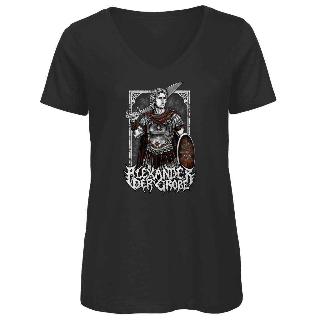 Alexander der Große - Damen Premium V-Neck T-Shirt