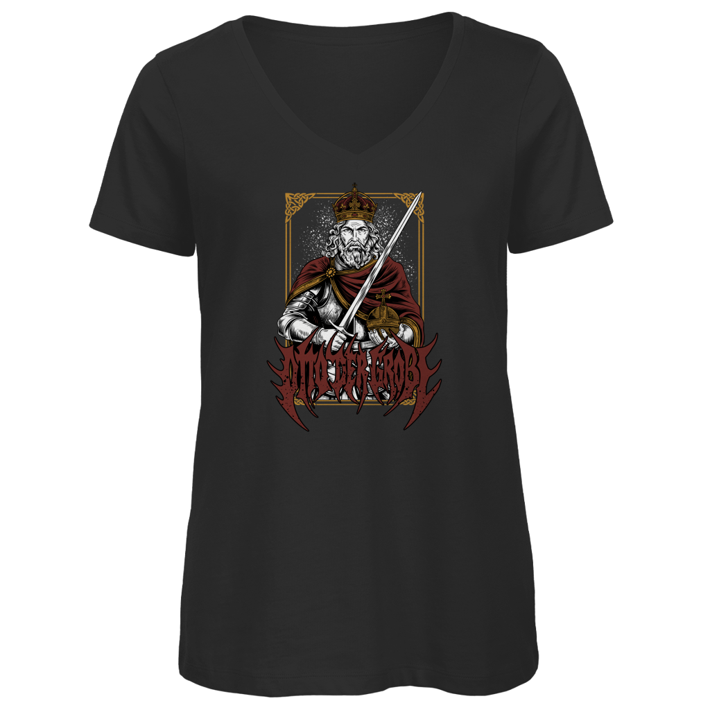 Otto der Große - Damen Premium V-Neck T-Shirt