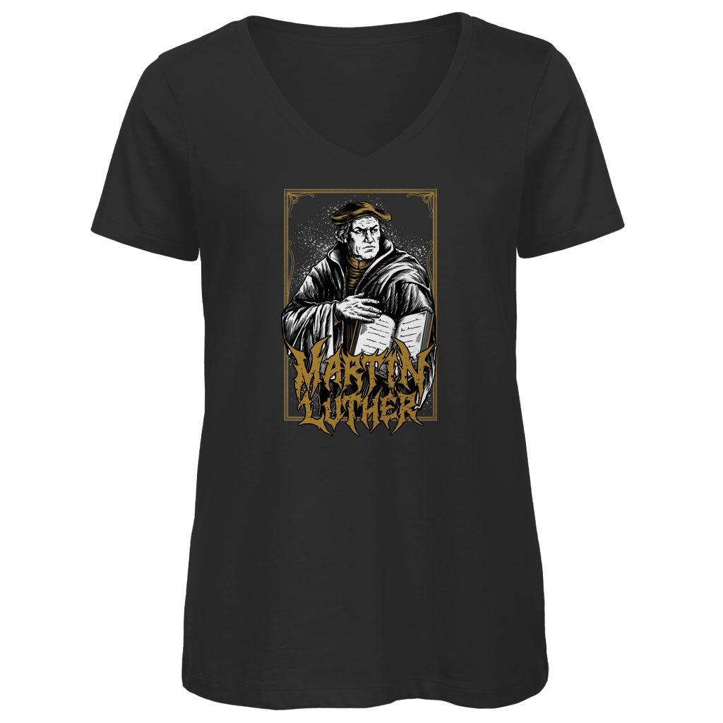 Martin Luther - Damen Premium V-Neck T-Shirt