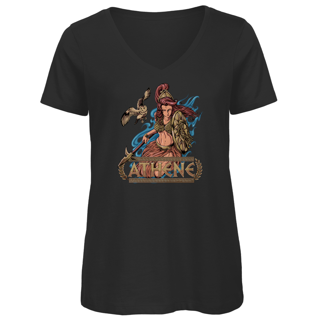 Athene - Damen Premium V-Neck T-Shirt