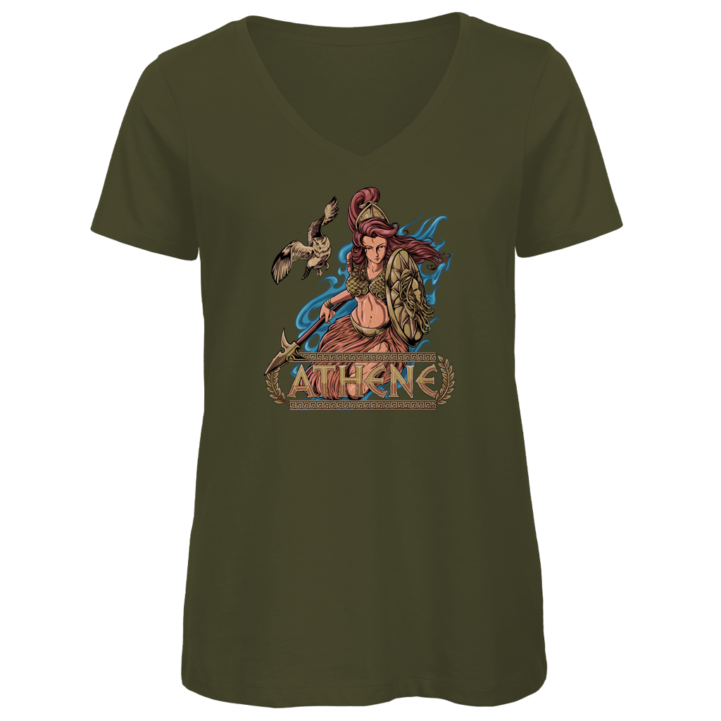 Athene - Damen Premium V-Neck T-Shirt