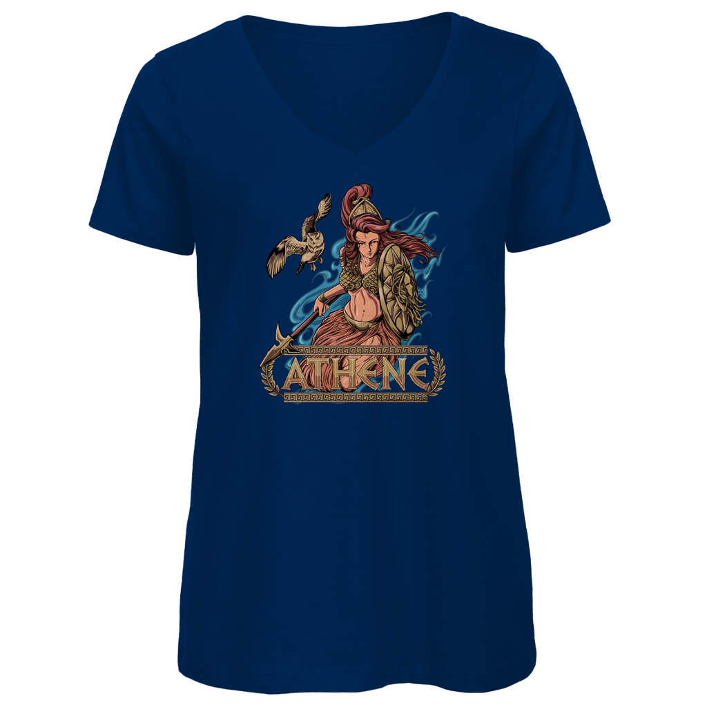 Athene - Damen Premium V-Neck T-Shirt