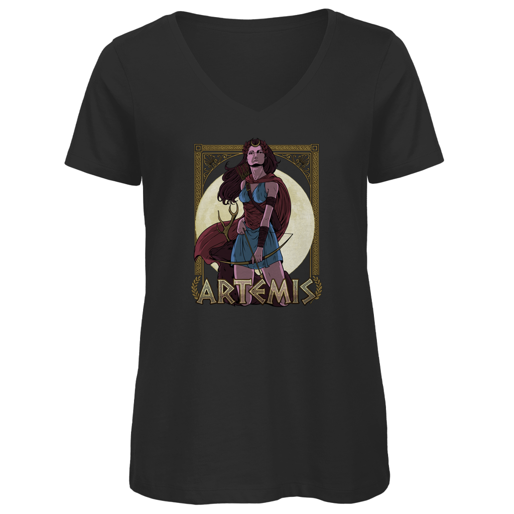 Artemis - Damen Premium V-Neck T-Shirt