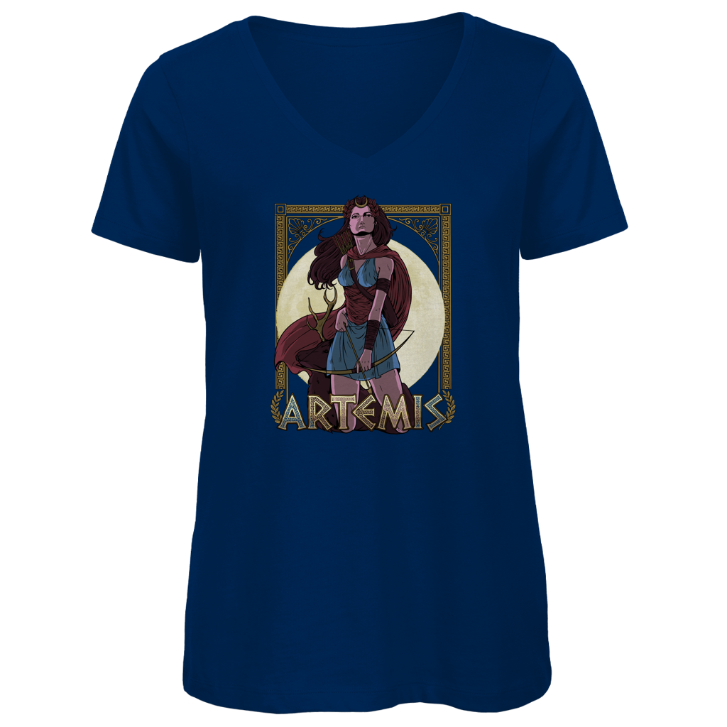 Artemis - Damen Premium V-Neck T-Shirt