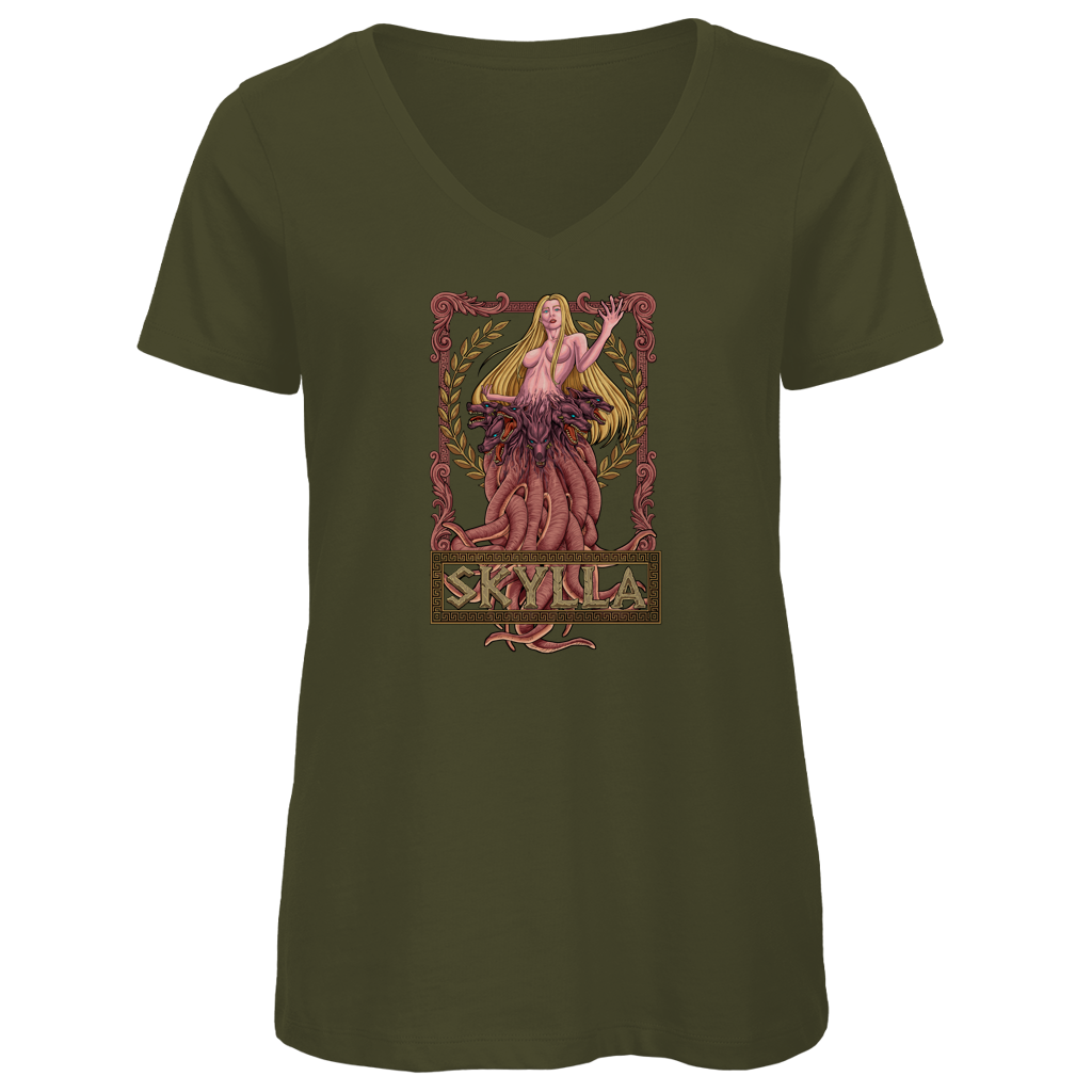 Skylla - Damen Premium V-Neck T-Shirt