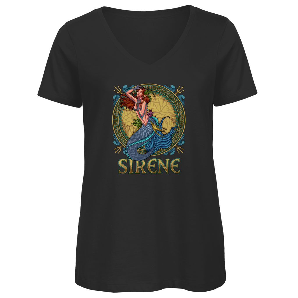 Sirene - Damen Premium V-Neck T-Shirt