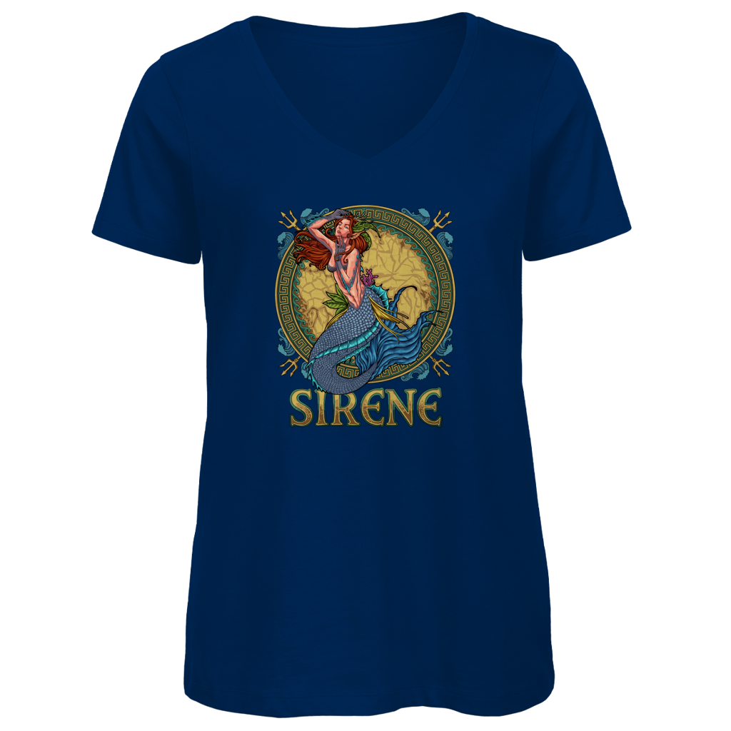 Sirene - Damen Premium V-Neck T-Shirt