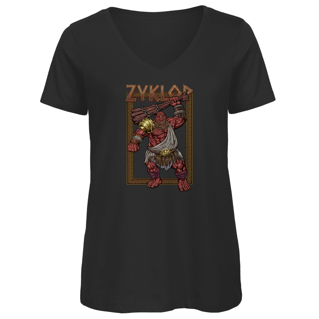 Zyklop - Damen Premium V-Neck T-Shirt