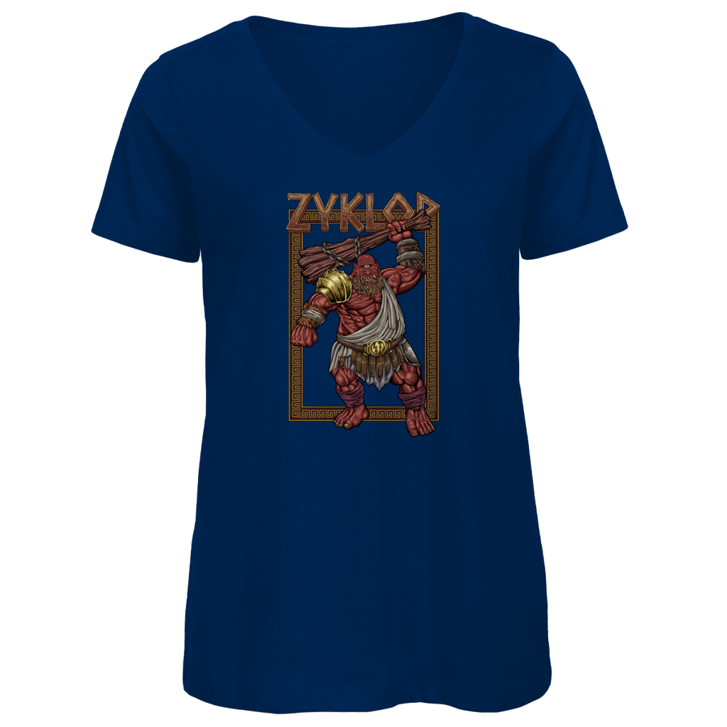 Zyklop - Damen Premium V-Neck T-Shirt