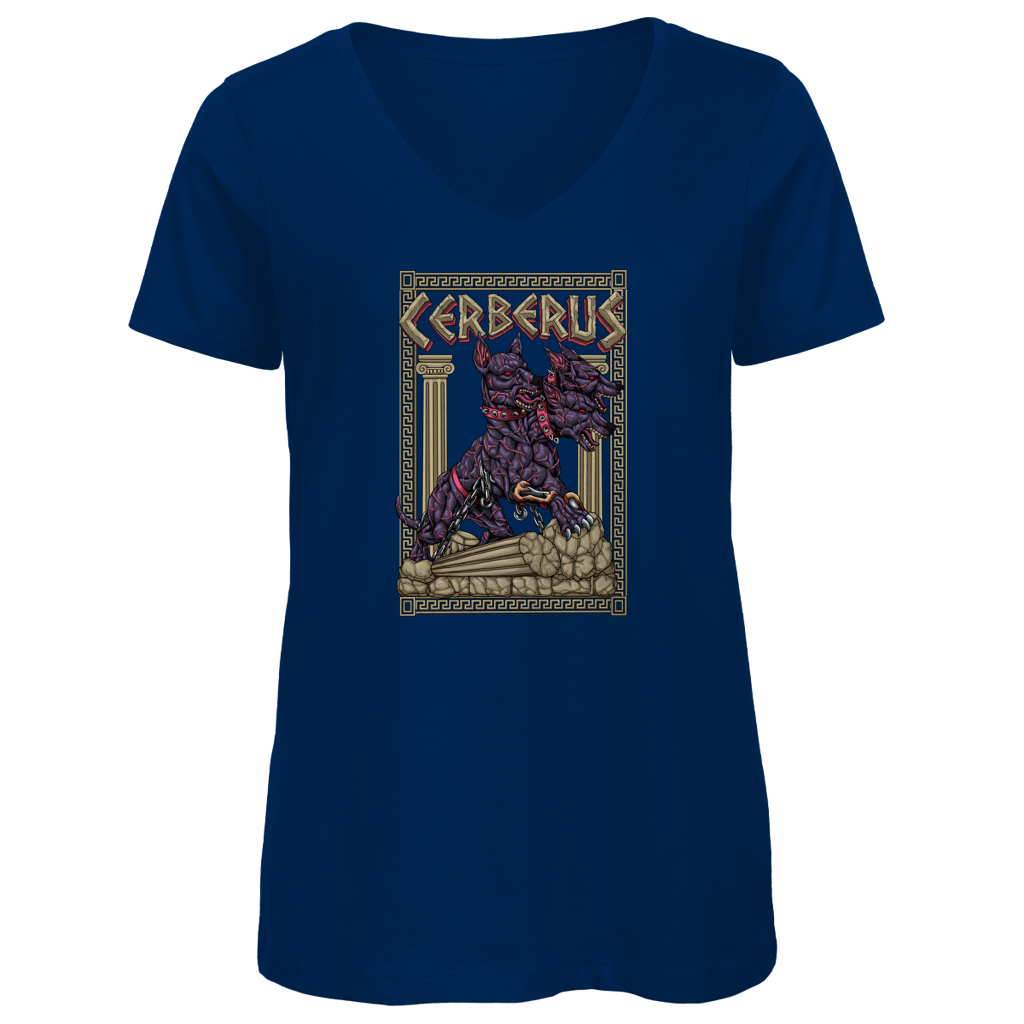 Zerberus - Damen Premium V-Neck T-Shirt