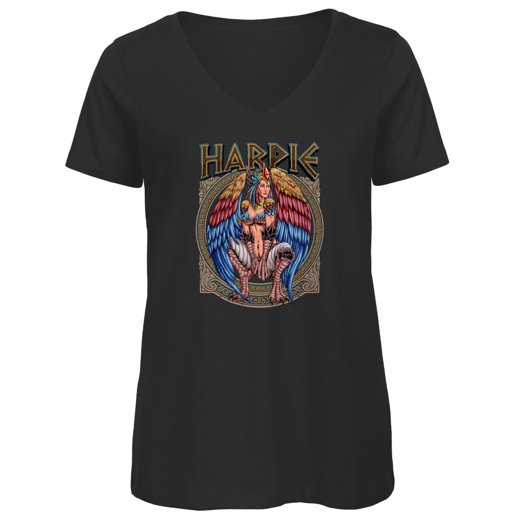 Harpie - Damen Premium V-Neck T-Shirt