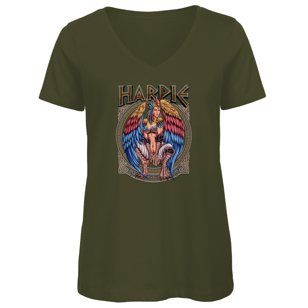 Harpie - Damen Premium V-Neck T-Shirt