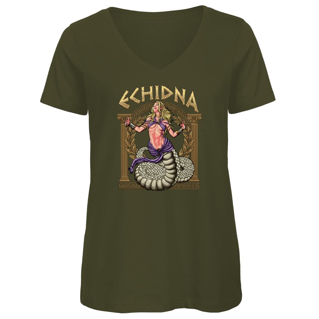 Echidna - Damen Premium V-Neck T-Shirt