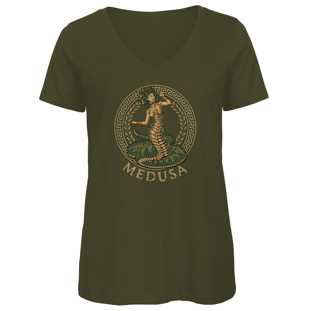 Medusa - Damen Premium V-Neck T-Shirt