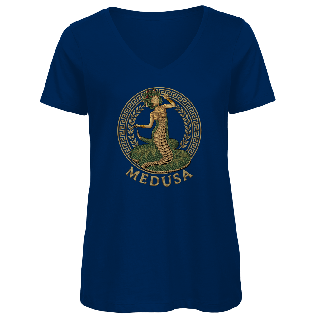 Medusa - Damen Premium V-Neck T-Shirt