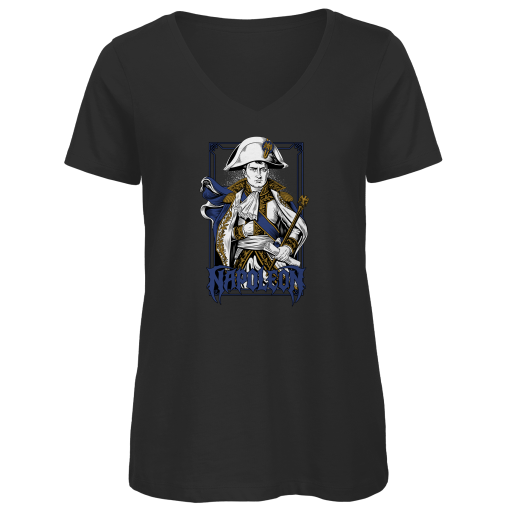 Napoleon Bonaparte - Damen Premium V-Neck T-Shirt