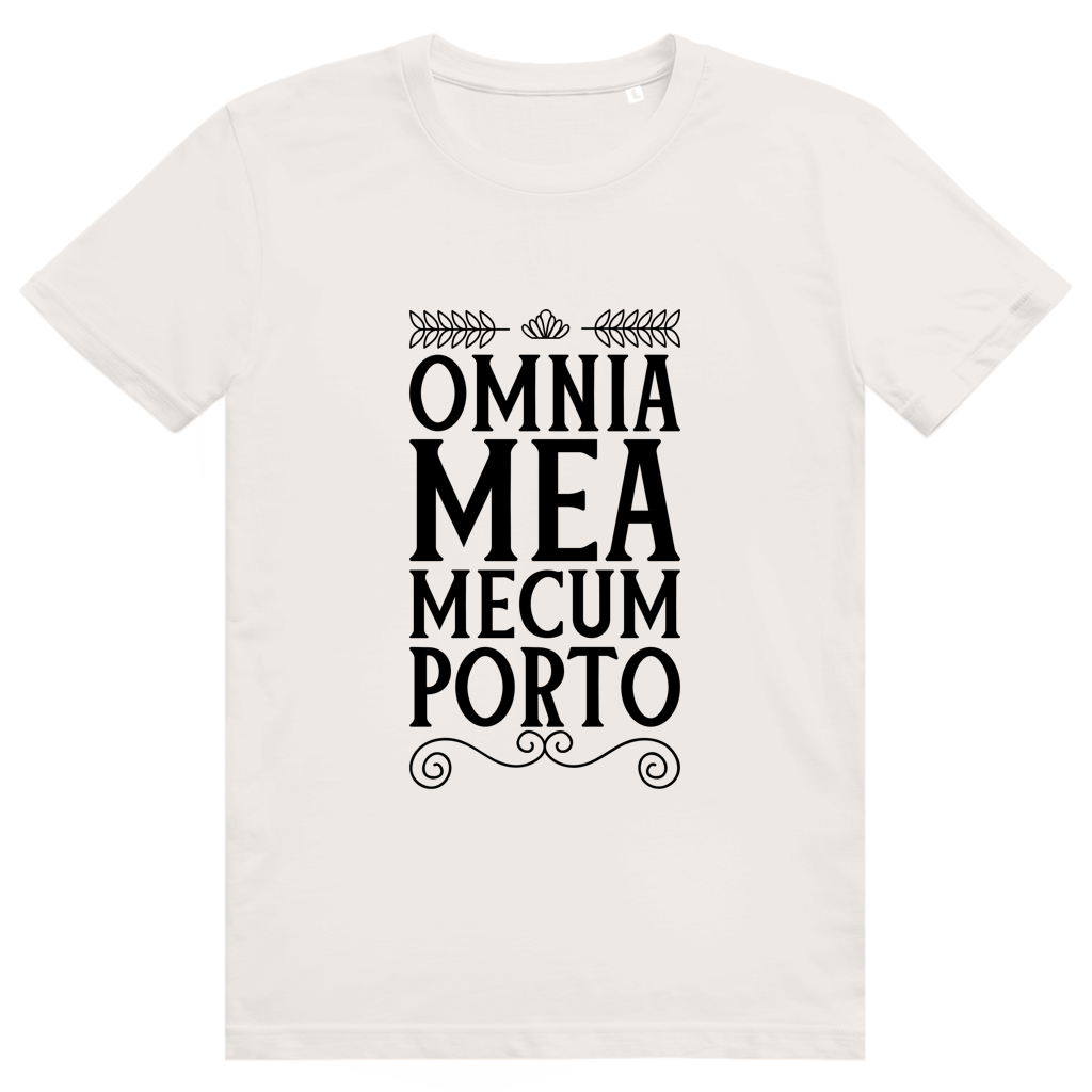 Omnia mea mecum porto - Unisex Premium T-Shirt