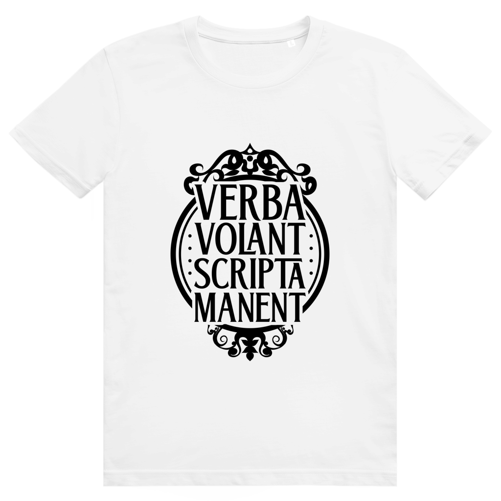 Verba volant, scripta manent - Unisex Premium T-Shirt