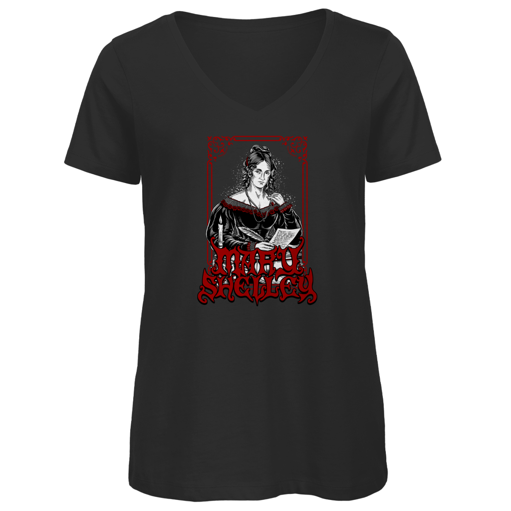 Mary Shelley - Damen Premium V-Neck T-Shirt