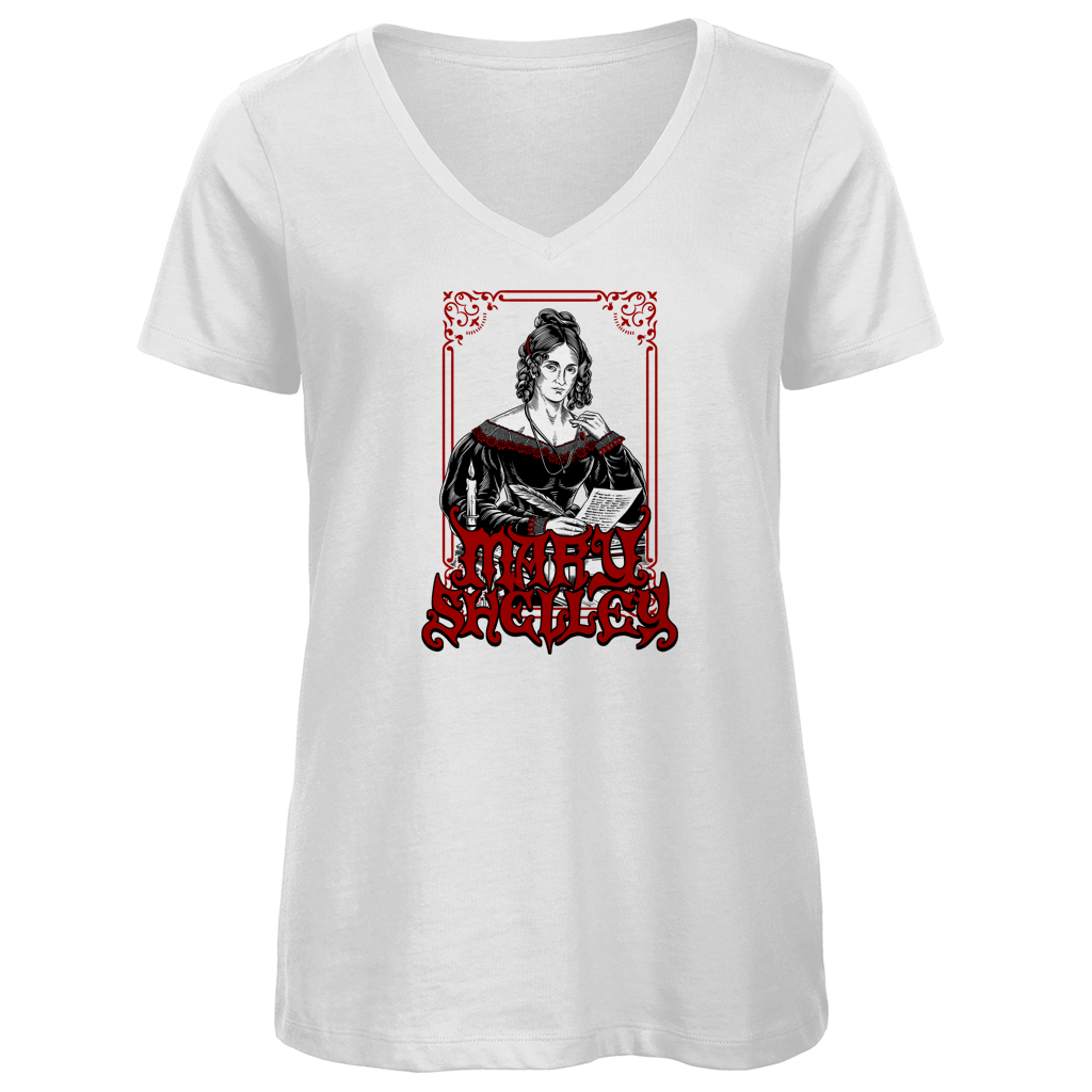 Mary Shelley - Damen Premium V-Neck T-Shirt