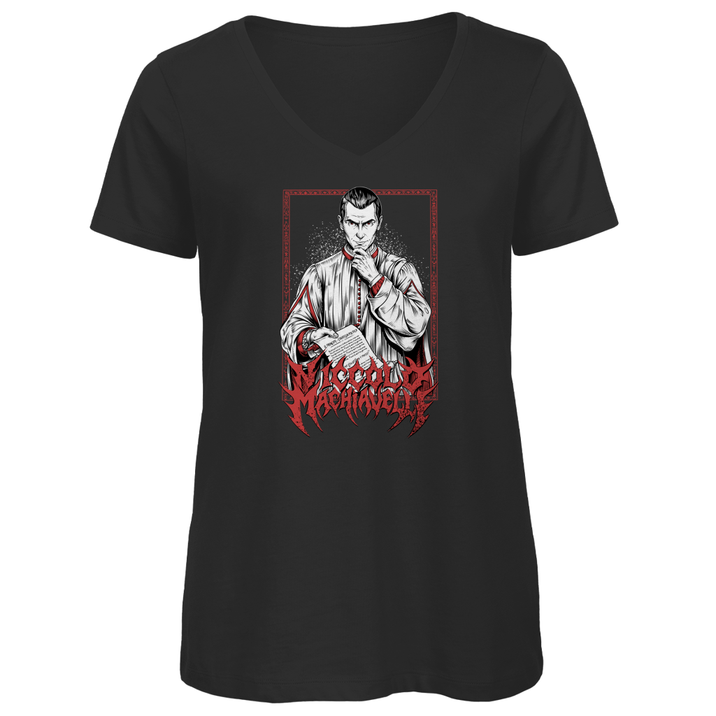 Niccolò Machiavelli - Damen Premium V-Neck T-Shirt