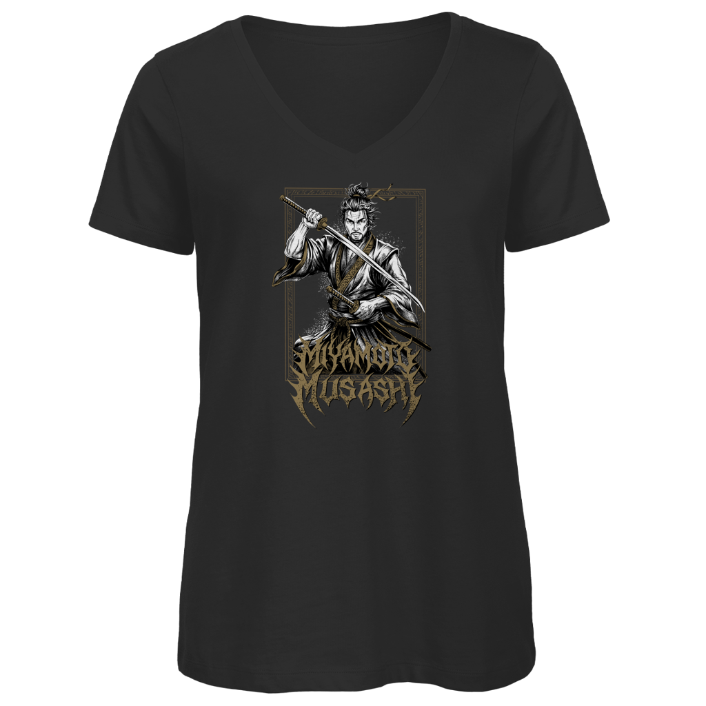 Miyamoto Musashi - Damen Premium V-Neck T-Shirt
