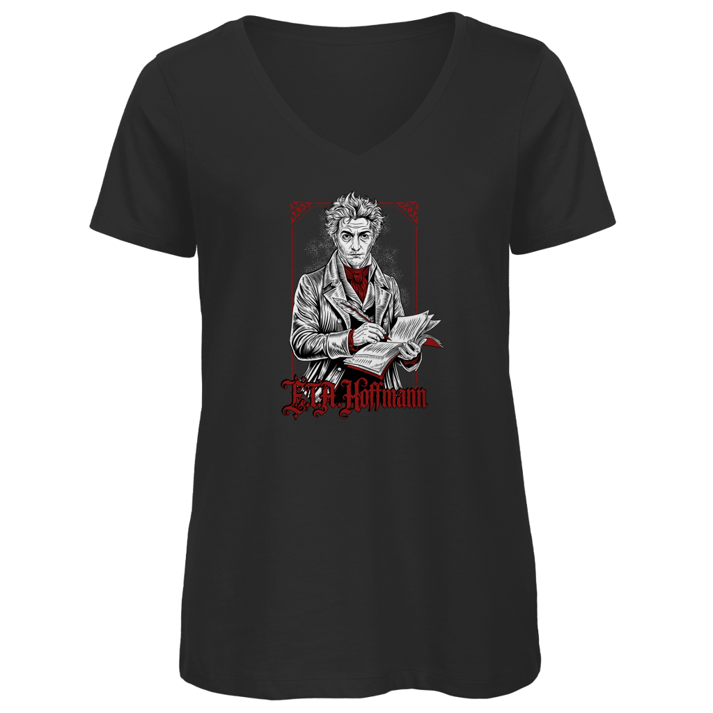 E.T.A. Hoffmann - Damen Premium V-Neck T-Shirt