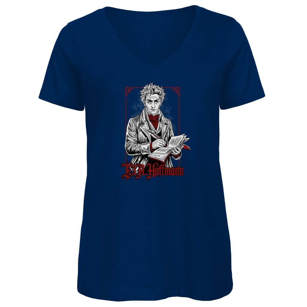 E.T.A. Hoffmann - Damen Premium V-Neck T-Shirt