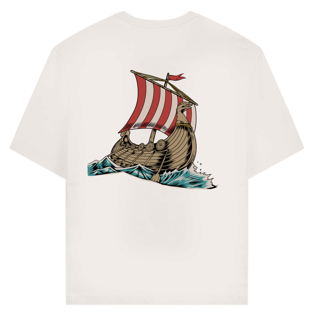 Wikinger-Langschiff-Crew - Unisex Premium T-Shirt